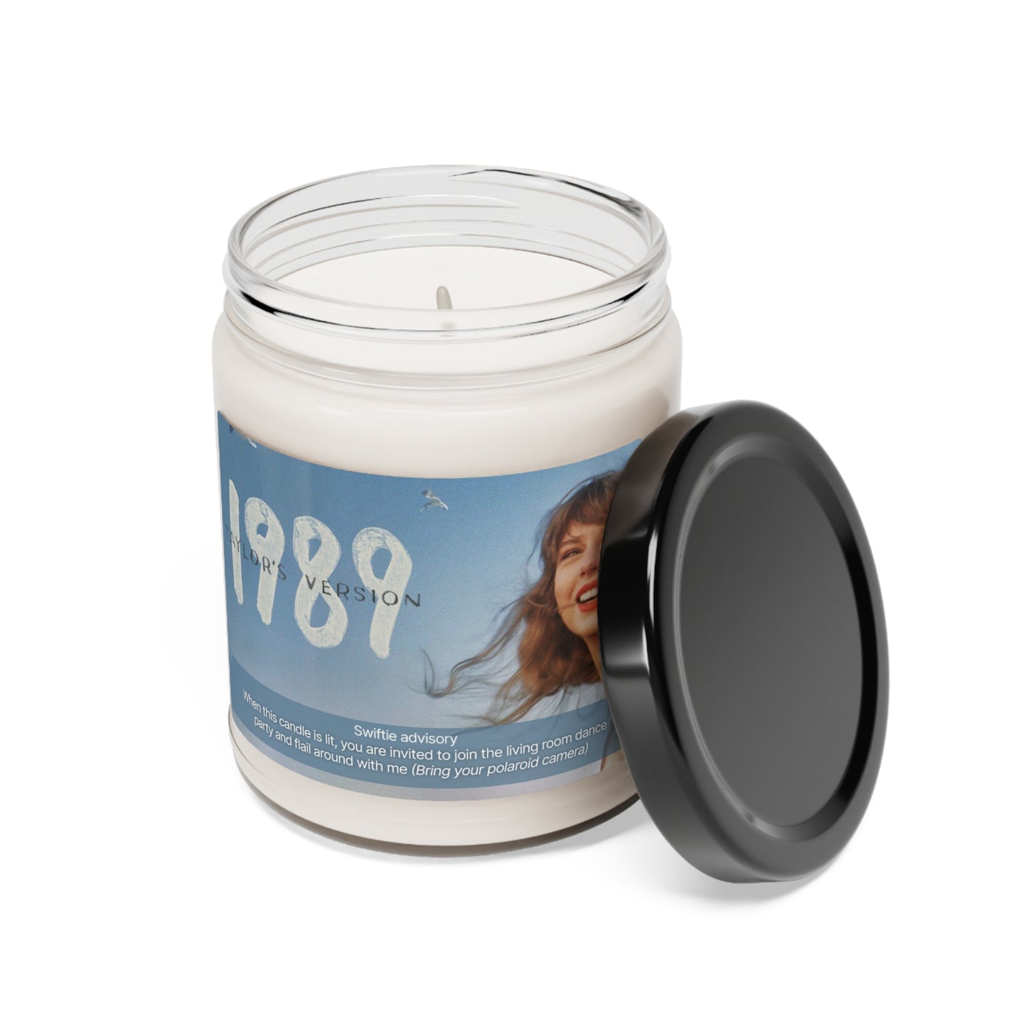 1989 Swiftie Scented Soy Candle | Taylor Swift Inspired | Oceanic and Sandalwood Aroma | Glass Jar