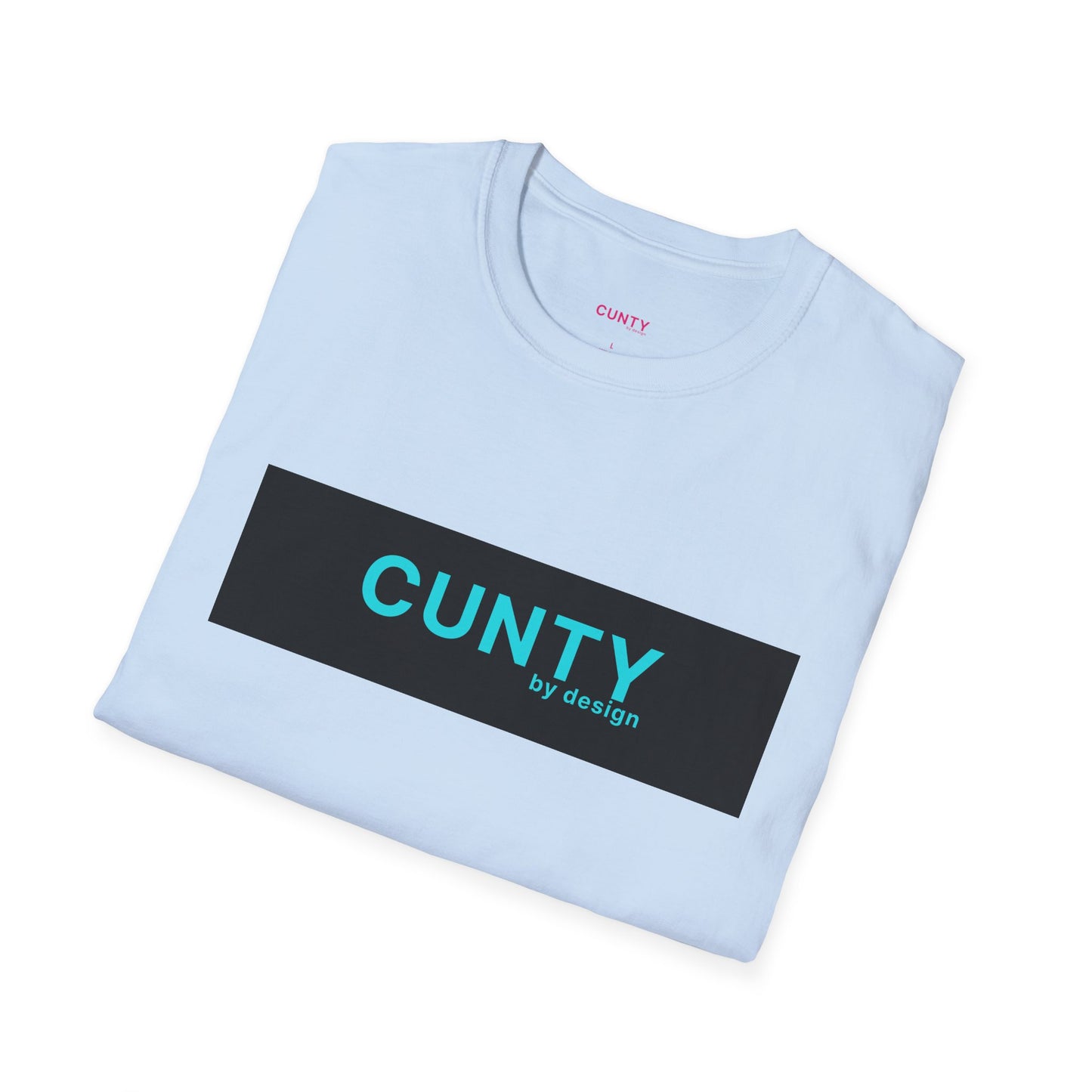 Cun-Tee Black/Turquoise Softstyle T-Shirt