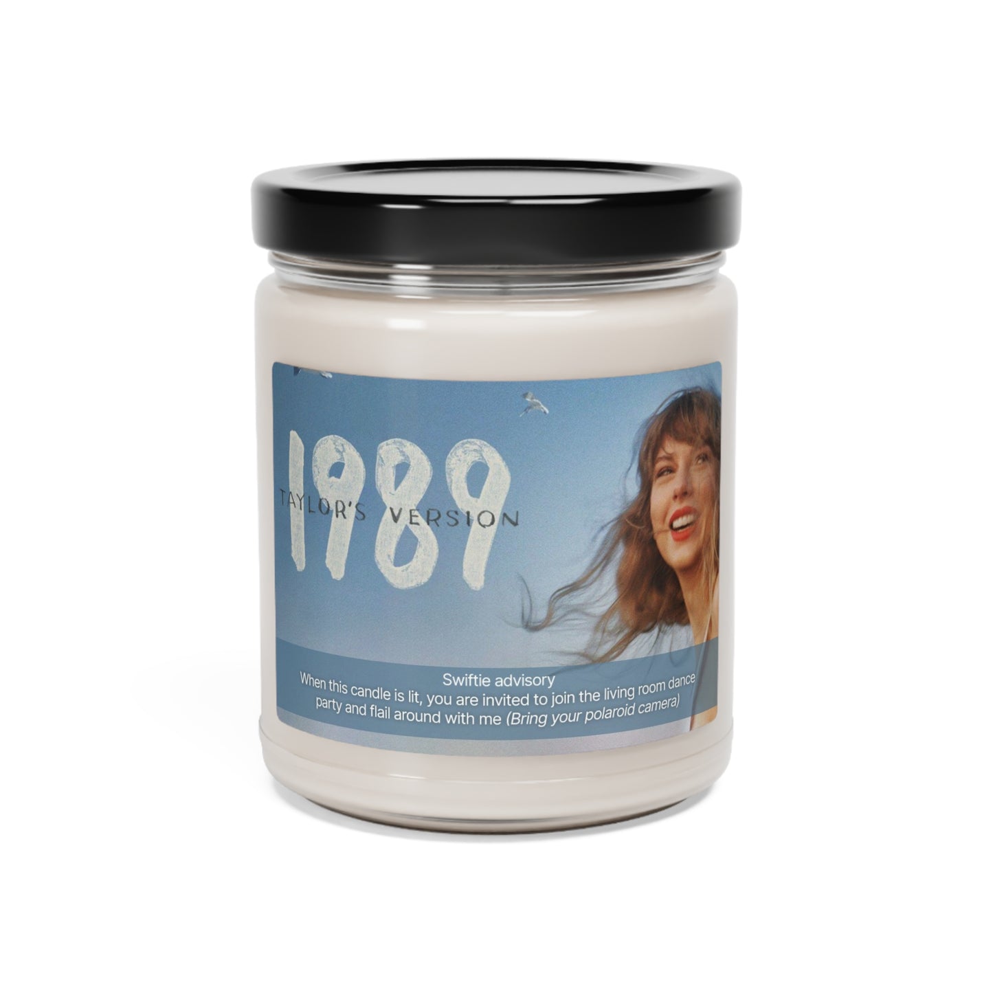 1989 Swiftie Scented Soy Candle | Taylor Swift Inspired | Oceanic and Sandalwood Aroma | Glass Jar