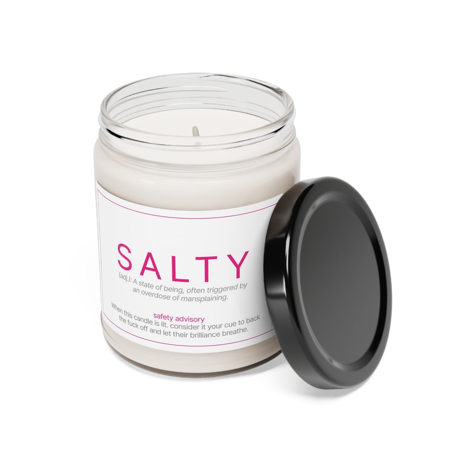 A SALTY Scented Soy Candle, 9oz