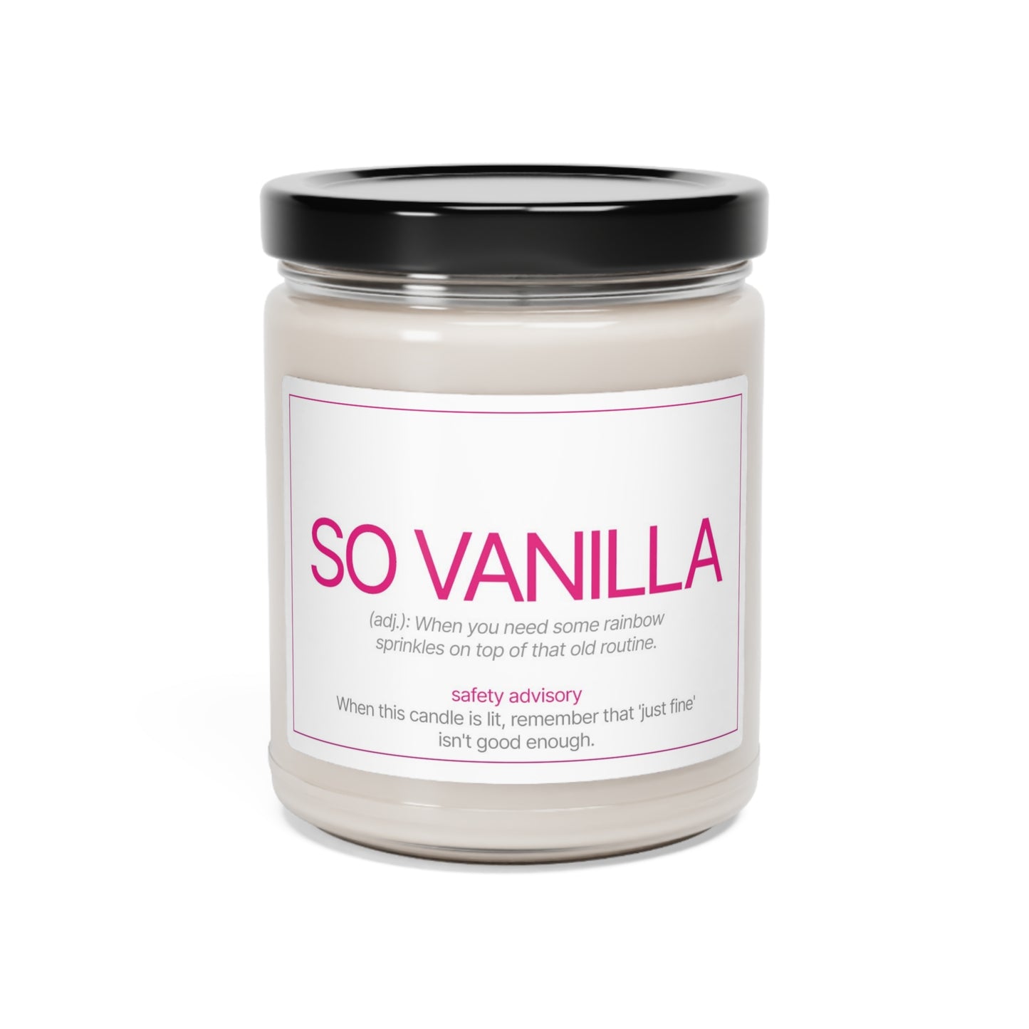 A SO VANILLA! Scented Soy Candle, 9oz