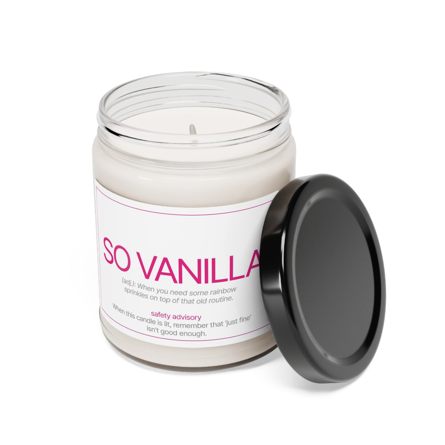 A SO VANILLA! Scented Soy Candle, 9oz