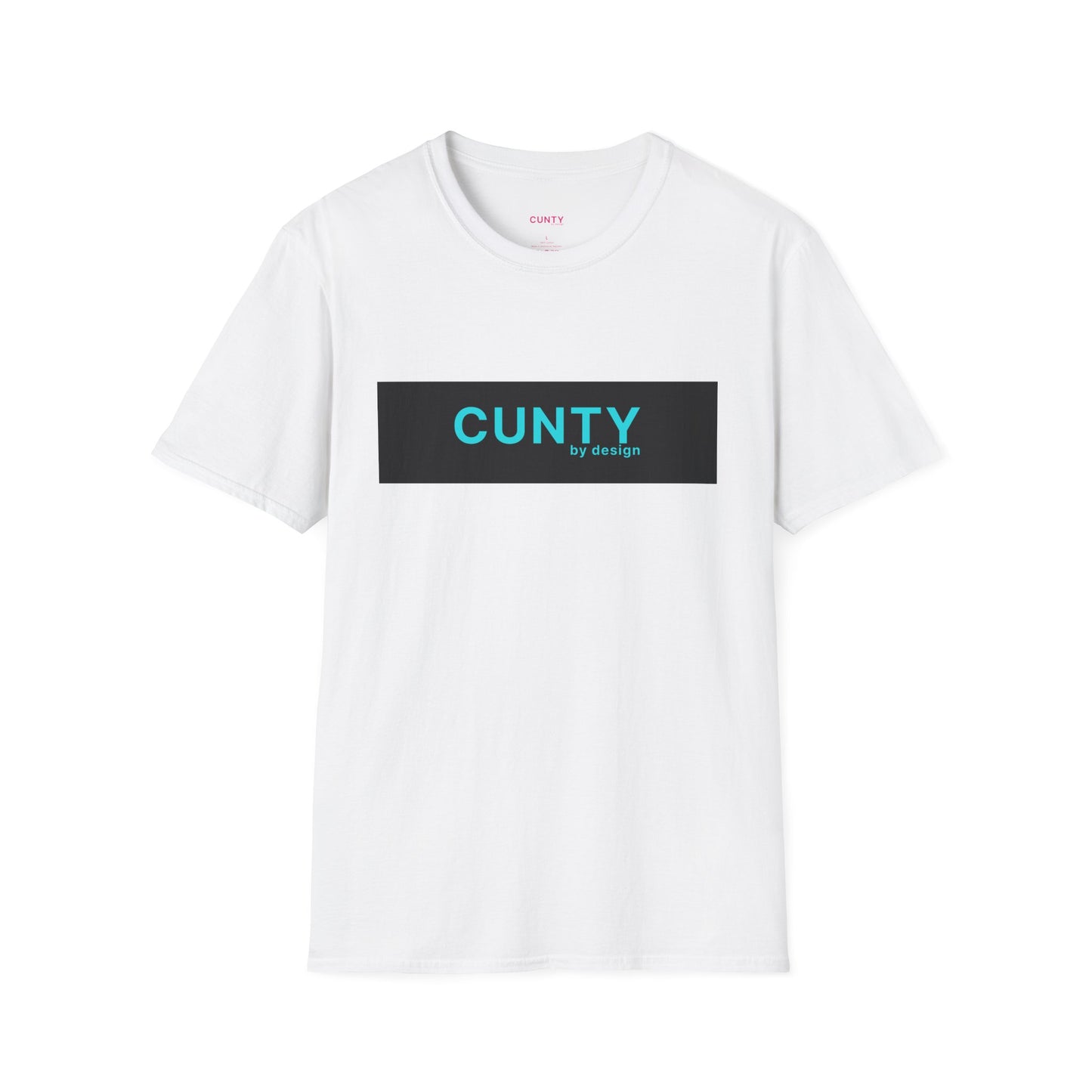 Cun-Tee Black/Turquoise Softstyle T-Shirt