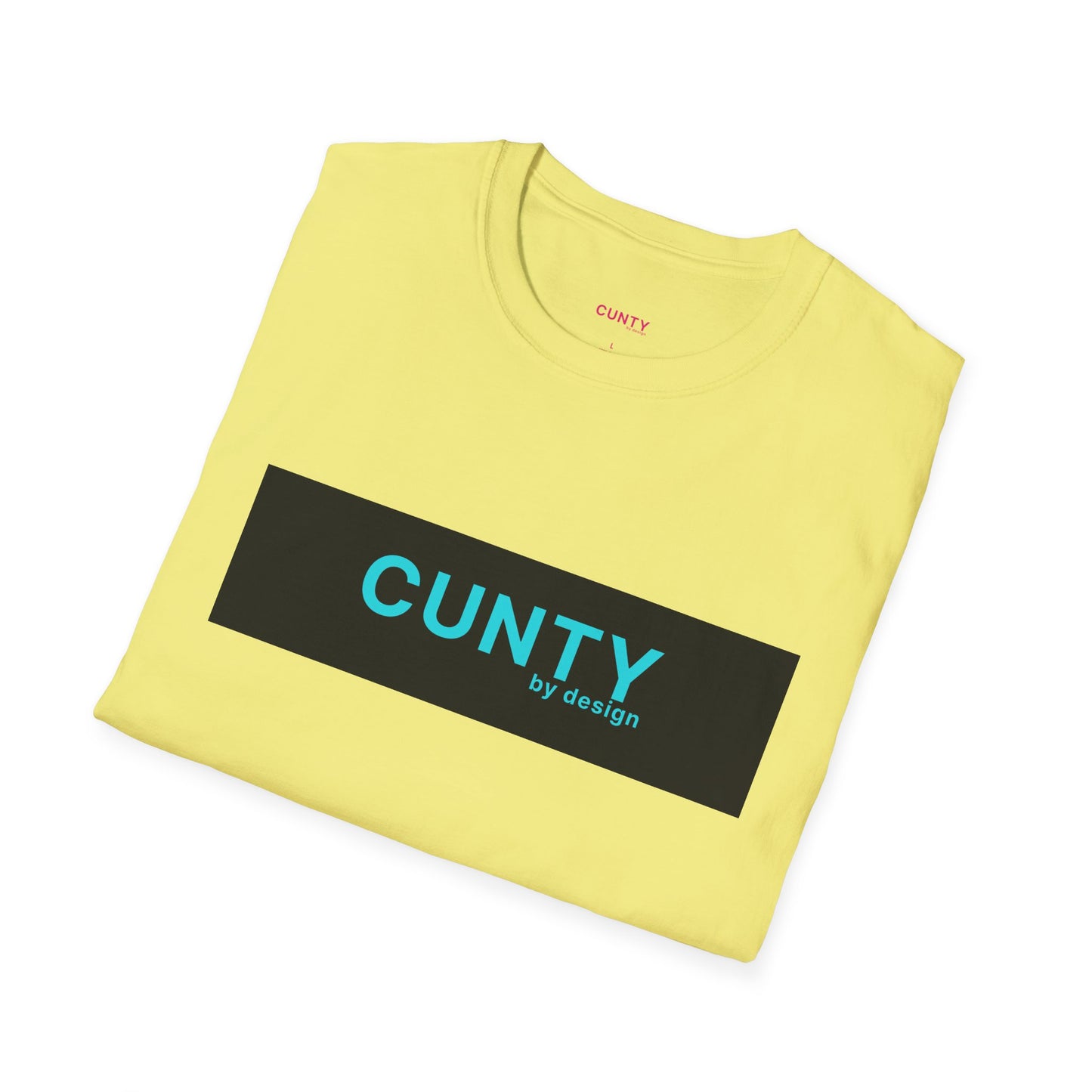 Cun-Tee Black/Turquoise Softstyle T-Shirt