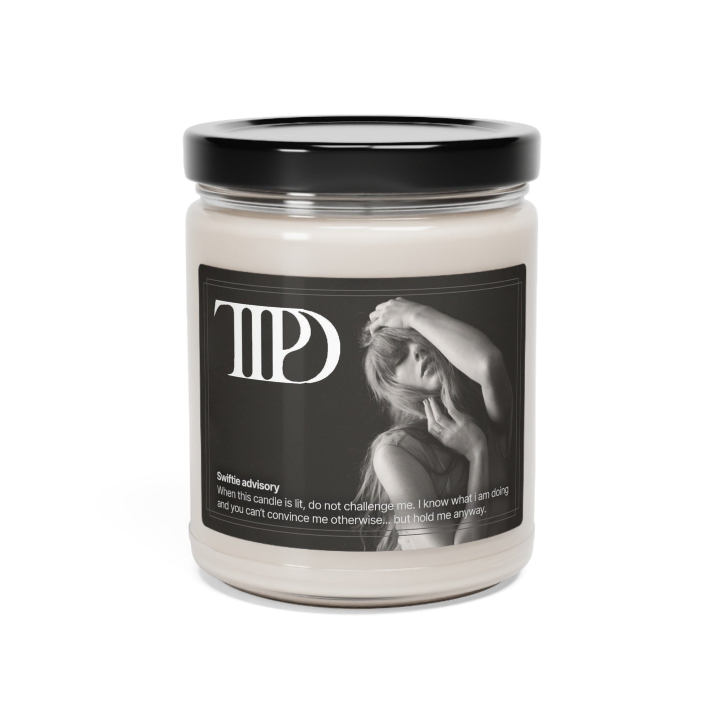 TTPD Swiftie Scented Soy Candle | Taylor Swift Inspired | Exotic Lemon and Coconut Blend | Reusable Glass Jar