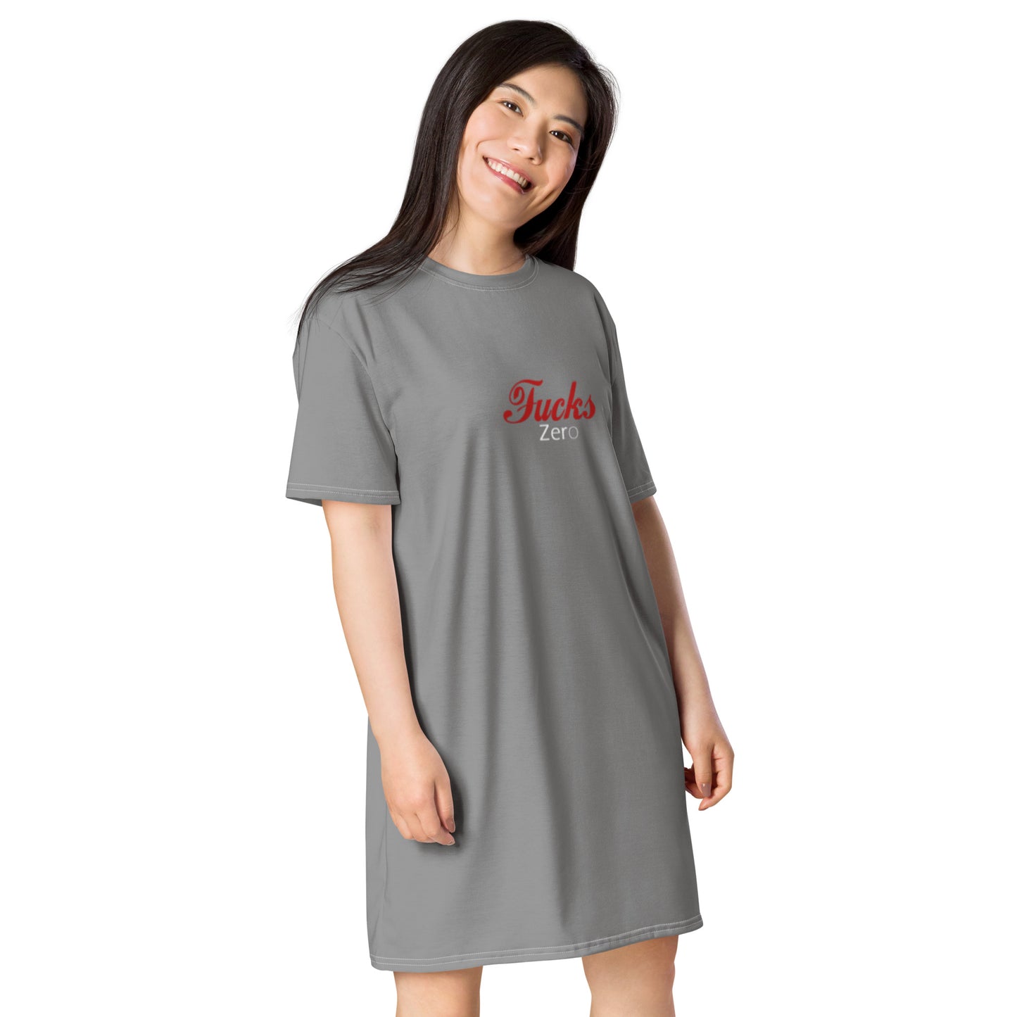 Zero Fucks T-shirt dress