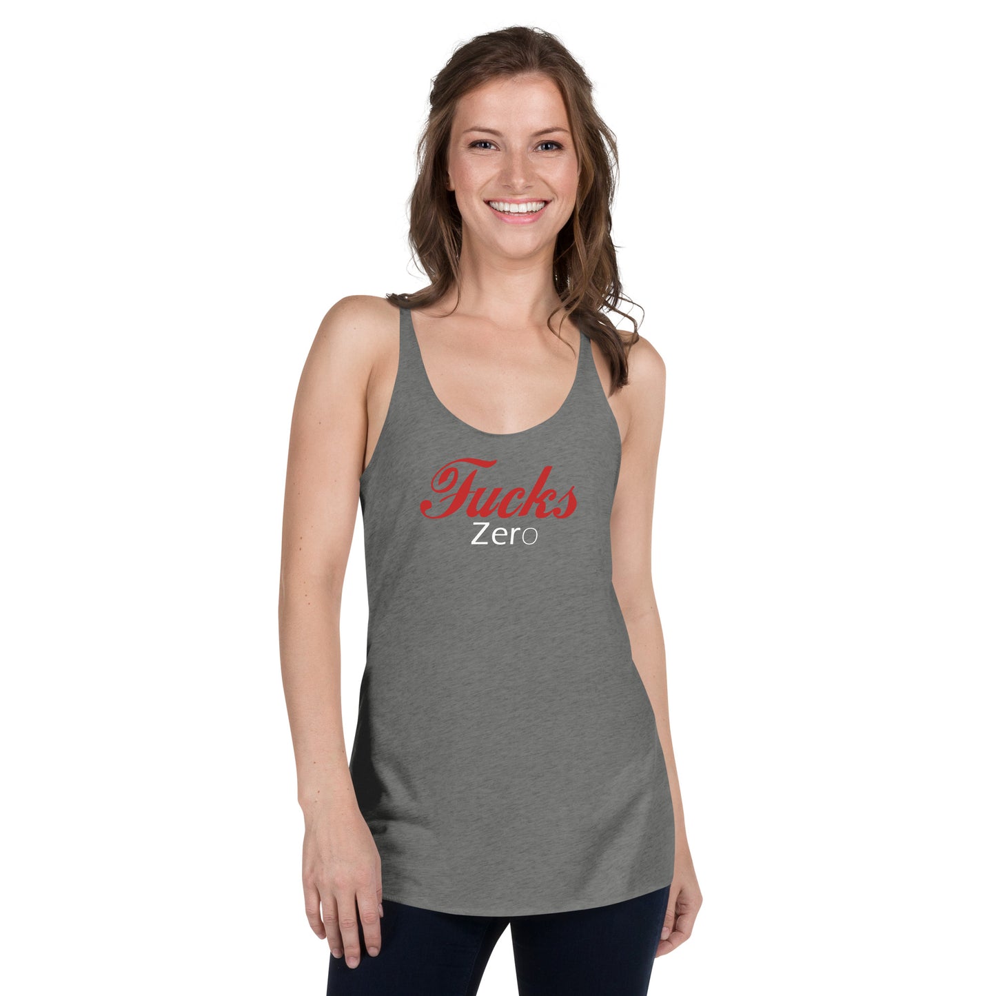 Zero Fucks Women's Racerback Tank Top