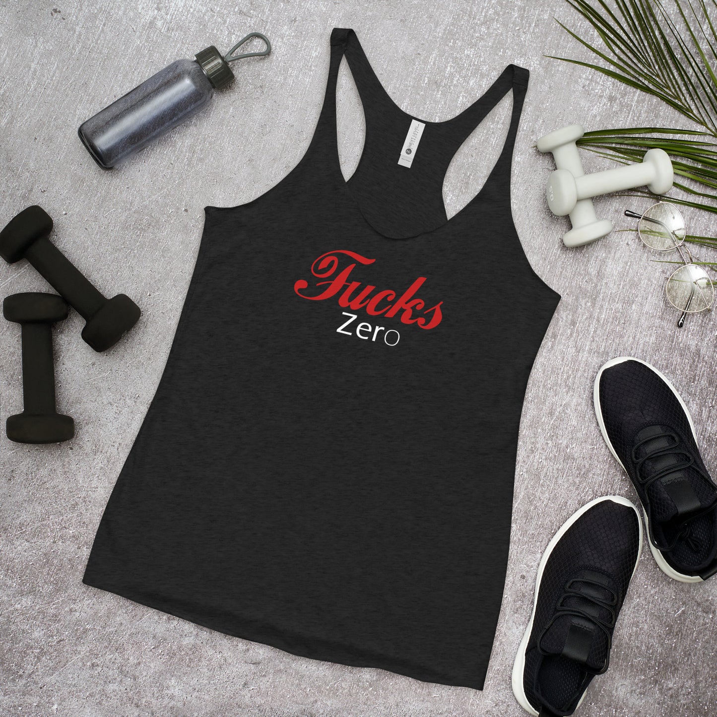 Zero Fucks Women's Racerback Tank Top