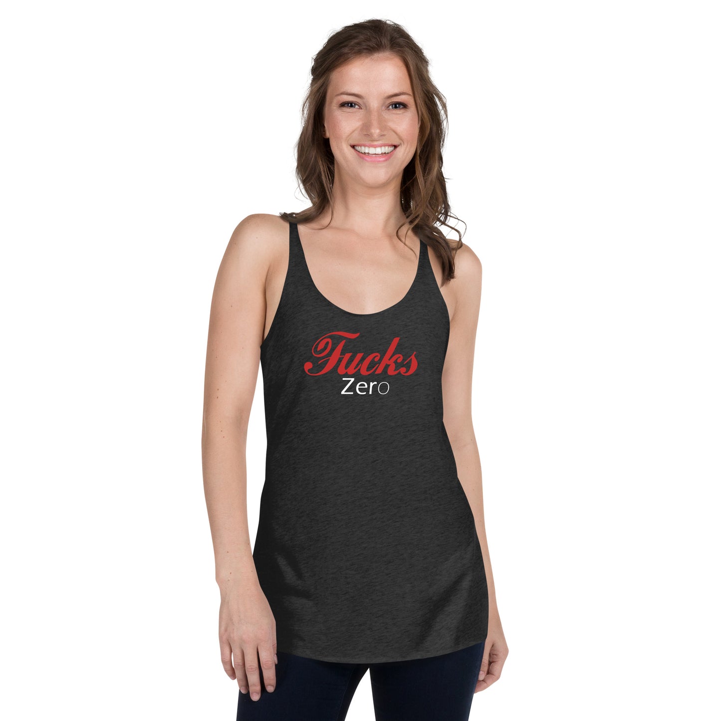 Zero Fucks Women's Racerback Tank Top